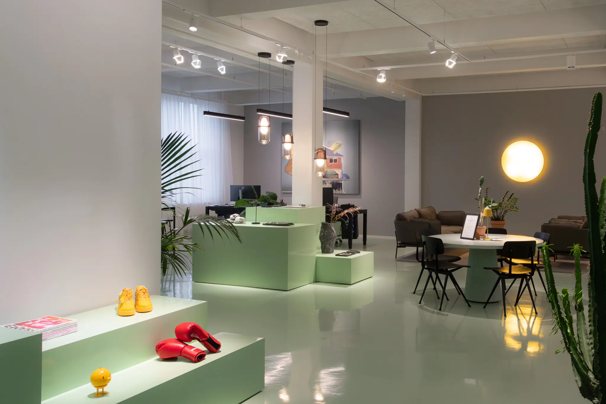 Lighting showroom