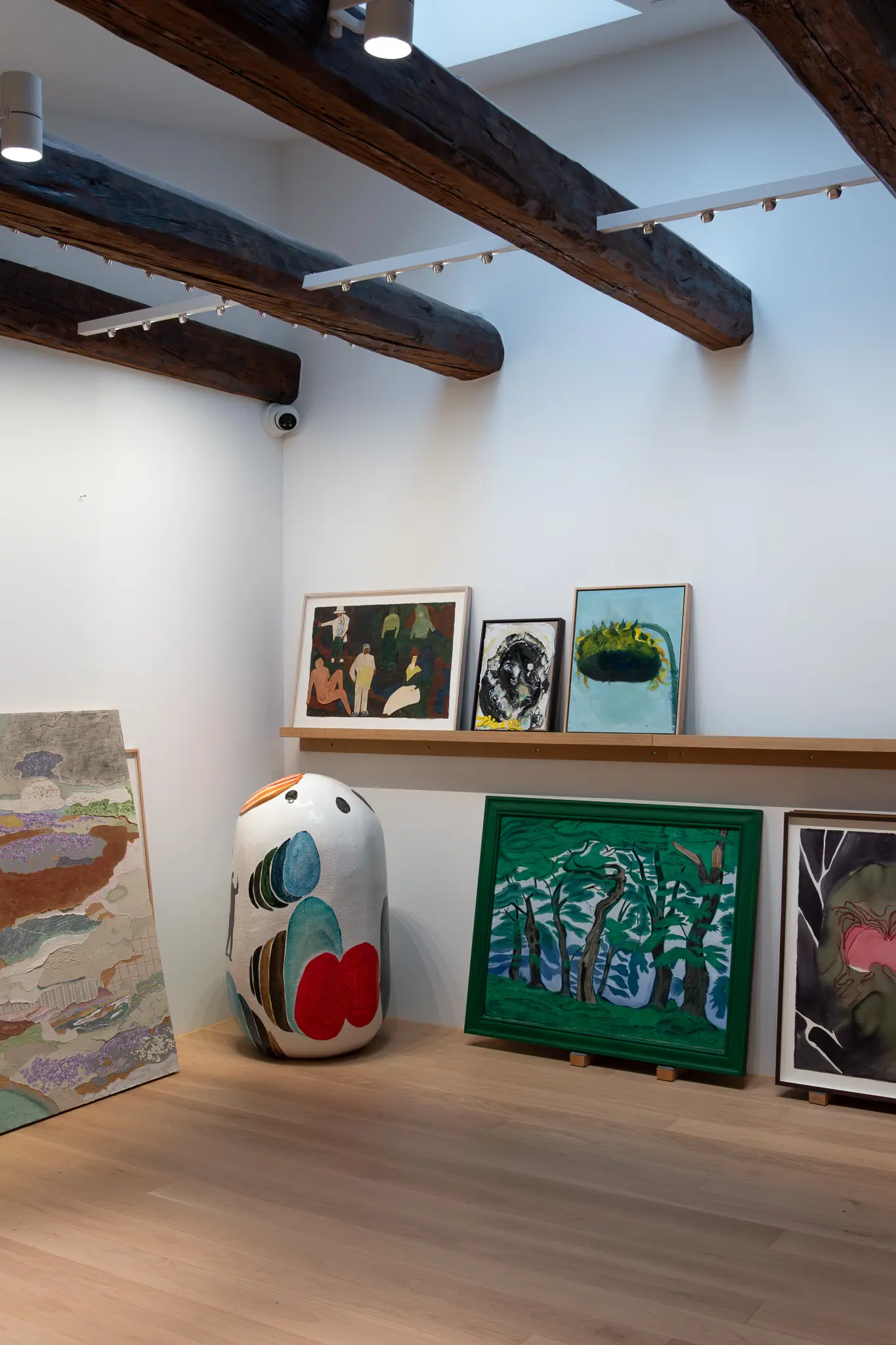 Bo Bjerggaard gallery exhibition lighting